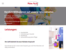 Tablet Screenshot of meine-perle.info